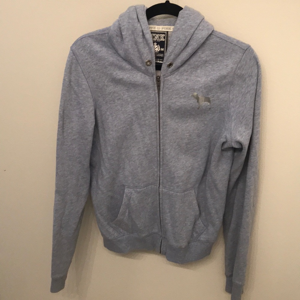 Victoria’s Secret light blue Zip up jacket